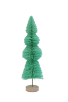 Mini sapin de Noël en plastique, décoration de bureau/fenêtre