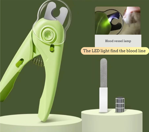 Stainless Steel Pet Nail Clippers with LED Bloodline <b>Light</b> & Nail Grinder Professional Safe Grooming Trimmer for <b>Dogs</b> & Cats - Product Image 6