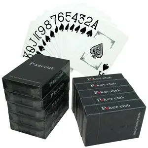 Jp160 fonte direta de fábrica, novo pvc 032mm poker club 100% plástico jogar cartas