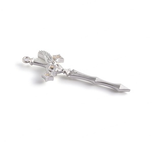 Colgante de Metal con Diseño Creativo en Forma de Espada, Color Plateado, para Regalo, Manualidades y Decoración - Product Image 5