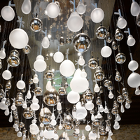 Lustre en verre de luxe ANNO pour les intérieurs de maison de style palais