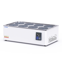 Bain-marie numérique LICHEN LC-WB-6+ à 6 fentes avec fonction d'agitation et arrêt automatique pour les laboratoires de biochimie