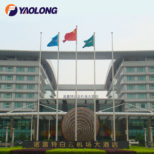 Personalizzato ufficio pennone con puleggia Flagstaff pavimento-piedi albero in vendita-personalizzato ufficio bandiere - Product Image 5