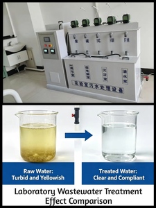 Máquina de Tratamiento de Aguas Residuales de Laboratorio 1000L/H con PLC Automático para Eliminación de pH, 220V 50Hz, Sistema de Aguas Residuales para Hospitales y Clínicas, Certificación CE ISO SEA Univ - Product Image 5