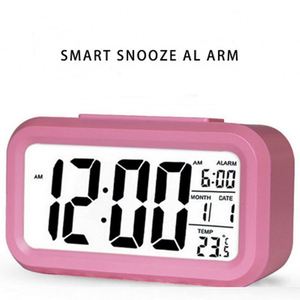 Large Lcd Display Low Sensor Technology Soft Night Light Watch Digital Alarm Clock - Product Image 4