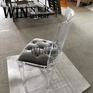 high-end modern transparent acrylic lucite home furniture clear acrylic dinning chairs