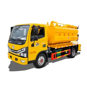 Yüksek kalite yeni veya kullanılan küçük 6000 litre vakum pompası dongfeng kanalizasyon emme temizleme kamyonu satılık