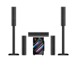 Nuevo Altavoz de Alta Potencia para TV con Subwoofer, Sistema de Sonido Envolvente para Cine en Casa, USB, AUX, Radio FM, Subwoofer, Karaoke - Product Image 6