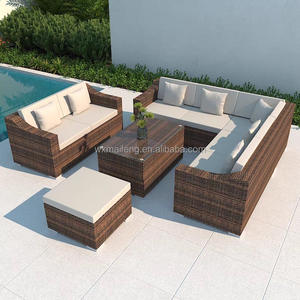 Venta caliente a prueba de agua y protector solar Rattan <span class=keywords><strong>Terraza</strong></span> Jardín Hotel Habitación soleada Sofá al aire libre - Product Image 5
