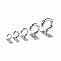 Polea marina de placa plana curva en forma de signo de interrogación, de acero inoxidable 304 pulido a espejo, accesorio náutico para ventilador de techo de barco