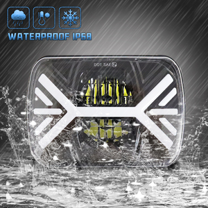 Đèn pha LED vuông MOXI 7 inch mới với chế độ chiếu xa/<span class=keywords><strong>g</strong></span>ần dành cho ô tô đa năng 12-80V - Product Image 2