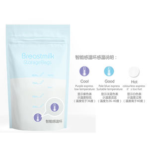 Kantong Penyimpanan ASI dengan Label Kustom 6OZ 180ML  90 100 120 240 360 Buah  BAYI Anak Menyusui ASI - Product Image 1