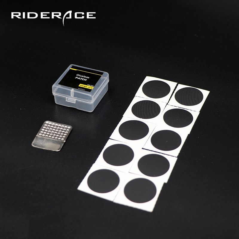 RIDERACE 10 шт. безклеевые нашивки для ремонта внутренних шин велосипеда комплект для ремонта шин для горного велосипеда Инструменты для ремонта шин тонкий дорожный велосипед