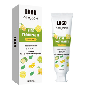 OEM/ODM Kinder-Zahnpasta mit Zitronengeschmack 25g Natürliche Formel Fluorid- & Sulfatfrei Paraben- & Glutenfrei Tägliche Mundpflege für Kinder - Product Image 2