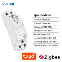 Minuteur Zigbee OURTOP, télécommande intelligente, fonction de minuterie programmable et de commutation aléatoire