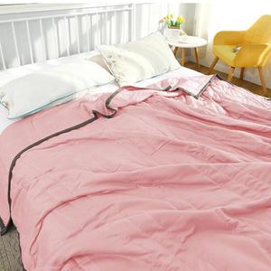 Couverture toutes saisons Couette en soie glacée pour le sommeil d'été Couette absorbante légère pour les sueurs nocturnes Machine pour chambre - Product Image 4