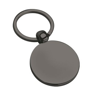 Llavero Redondo de Metal Pulido de 50 mm de Diámetro, Portamonedas con Impresión UV y Logotipo Personalizado - Product Image 1