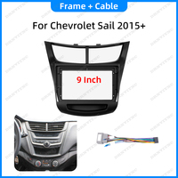 Autoradio Android avec écran, lecteur DVD, cadre de tableau de bord, faisceau de câblage, accessoires CANBUS pour Chevrolet Sail