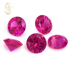 Rubino Sintetico all'Ingrosso da 0,8mm a 2,9mm per Creazione <span class=keywords><strong>di</strong></span> Gioielli, Gemme <span class=keywords><strong>di</strong></span> Laboratorio <span class=keywords><strong>di</strong></span> Piccole Dimensioni, Rubino <span class=keywords><strong>Rosso</strong></span> Taglio Rotondo, Gemma Sfusa - Product Image 2