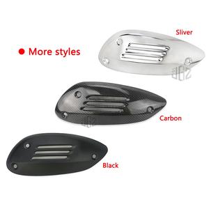 Otorcycle Real Arbon xhaust PE IPE sunsulation Csobre eat hiele rotrotector ccccessories <span class=keywords><strong>para</strong></span> VSSP200 250 300 - Product Image 3