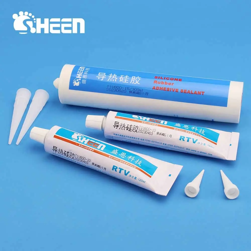 Good Quality Low Thermal Resistance 1.2W/MK thermal RTV Silicone For LED Driver Control