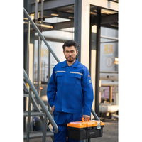 Vêtements de travail à manches longues personnalisés Protection du travail en usine Costumes Ingénieur Réparateur de voitures Salopette de travail de sécurité