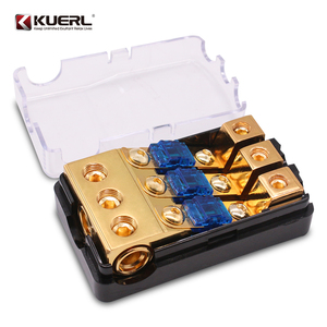 Bloque de soporte de fusible de buena calidad, dispositivo de distribución de fusibles ANL de audio caliente, bloques de uno a tres vías, caja de fusibles - Product Image 1