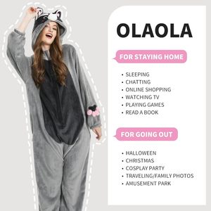 Pijama de Franela Unisex para Adultos, Disfraz de Animal de Peluche, Ropa de Dormir de una Pieza, Disfraz para Fiesta de Cosplay - Product Image 5