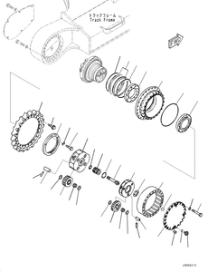 Trasmissione finale 207-27-00580 207-27-00590 per Komatsu PC300-8MO escavatore Travel riduttore senza motore - Product Image 2