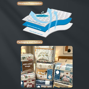 Parure de <span class=keywords><strong>lit</strong></span> bohème en microfibres <span class=keywords><strong>couvre</strong></span>-<span class=keywords><strong>lit</strong></span> matelassé à motif poissons exotiques, léger et adapté à toutes les saisons - Product Image 3