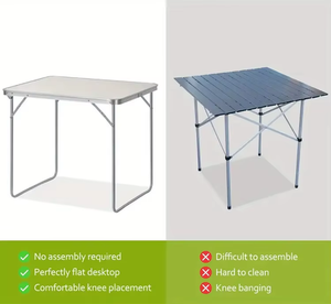 <span class=keywords><strong>Table</strong></span> pliante portable MING CHAN Factory, surface lisse, légère, pliable, type mallette, pour pique-nique et <span class=keywords><strong>camping</strong></span> - Product Image 4