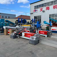 Ligne de recyclage PP manuelle Cyrillic pour le marché russe, PLC, EPS, PA, PPR, moteur haute capacité 10 tonnes/jour, économe en énergie, support localisé