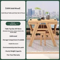Table à manger en bois massif élégante et moderne, mobilier de haute qualité pour la maison et les restaurants, style simple pour la décoration de la salle à manger