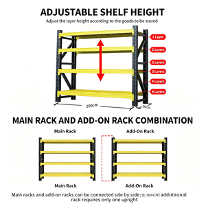Heavy Gauge Steel Rubber Wheels 4 <b>Shelf</b> 1000 Lb <b>Shelf</b> Workshop Mobile Shelving <b>Unit</b> With Casters Warehouse Storage Solution - Product Image 1