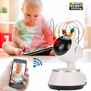 Cámara CCTV de vigilancia de seguridad para <span class=keywords><strong>el</strong></span> hogar inteligente más barata Monitor de bebé 720P Cámara IP inalámbrica con visió - Product Image 5