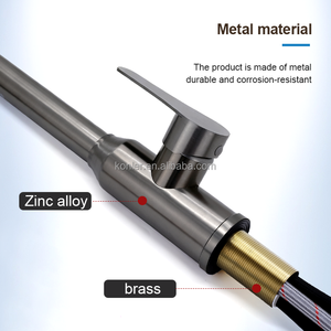 Thương mại hiện đại sang trọng bồn rửa nhà bếp Vòi Extender 360 xoay Hot & vòi lạnh với kéo xuống phun - Product Image 3