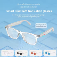 Lunettes de traduction en temps réel intelligentes E13 pour les affaires, longue durée de vie de la batterie, lunettes de soleil étanches, technologie indispensable 2024