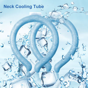 Tubo de enfriamiento de cuello PCM Collar de enfriamiento de cuello de anillo de hielo reutilizable para trabajadores al aire libre y deportes de alta temperatura en verano - Product Image 1