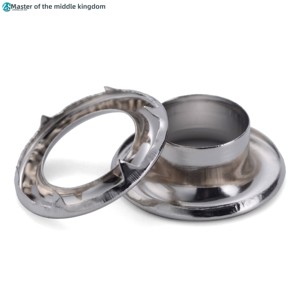Anillo de remache hueco metálico <span class=keywords><strong>para</strong></span> lona de camión con ojal redondo y botón de garra, <span class=keywords><strong>para</strong></span> orificio de ventilación de lona, hebilla de sujeción <span class=keywords><strong>para</strong></span> toldo y anillo de fijación de tela - Product Image 2