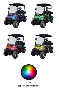 Carritos de golf eléctricos de <span class=keywords><strong>4</strong></span> asientos, carrito vintage con buggy a la venta bajo la parte china de 500, carro todoterreno - Product Image 4