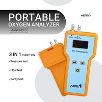 AERTI 120g Kit de mesure d'oxygène portable haute précision Modèle MCI-1 Analyseur de batterie Testeur de pureté pour concentrateur PSA en plastique ABS