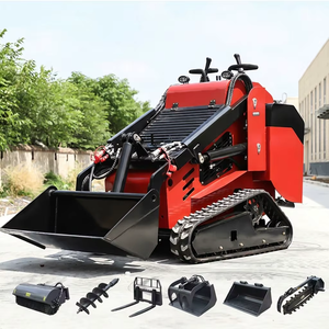 Livraison Gratuite INFRONT Mini-chargeuse compacte hydraulique multifonction 1 tonne (1000 kg) avec moteur et godet étroit de 820 mm YFE-1000PRO pour VTT - Product Image 1