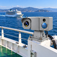Caméra PTZ de surveillance critique pour la sécurité côtière des îles, avec flux thermiques et visibles simultanés