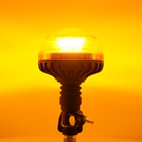 Feux stroboscopiques ambrés ECE R65 R10, 36 LED, montage flexible sur tuyau, micro-balise IP66, 120 clignotements, 12-24V, balise d'avertissement pour véhicule de travail