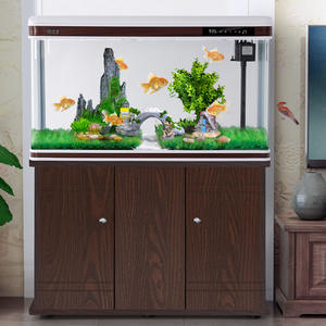 Groothandel Hoge Kwaliteit Grote <span class=keywords><strong>Aquarium</strong></span> Visbak Grote Visbak <span class=keywords><strong>Aquarium</strong></span> met Onderkast Verticale Deur Glazen Bak - Product Image 2