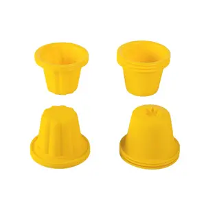 Besafe riutilizzabile antiaderente facile da pulire rotondo Mini Silicone Muffin Liner Cupcake pirottini per la festa di natale