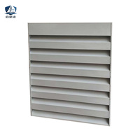Volet acoustique extérieur en alliage d'aluminium, étanche à la pluie, insonorisant et ventilant, pour sous-station