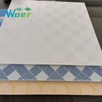 Plafonds en PVC imperméables carrés de dernière génération avec dos en aluminium pour utilisation hôtelière