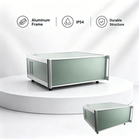 Boîtier de commande en alliage d'aluminium avec protection IP54 et trous de ventilation, coffret électrique industriel pour l'automatisation, marque Bxkt