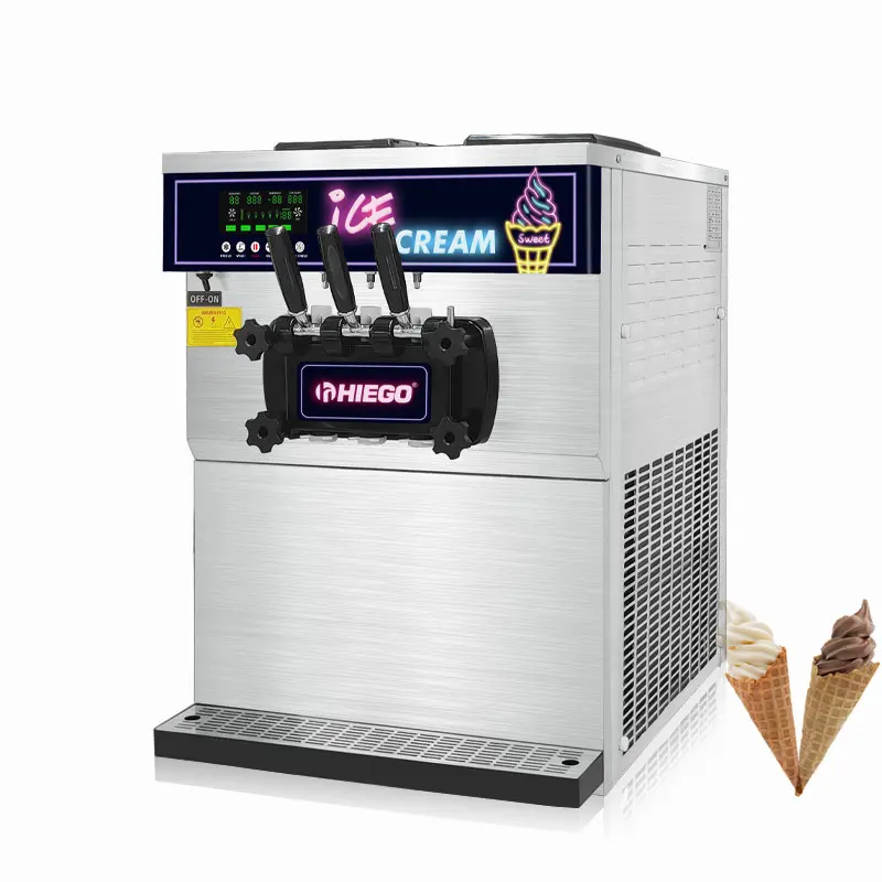 Zimbabve'de profesyonel ticari helado suave otomatik sanayi dondurma makinesi fiyatları